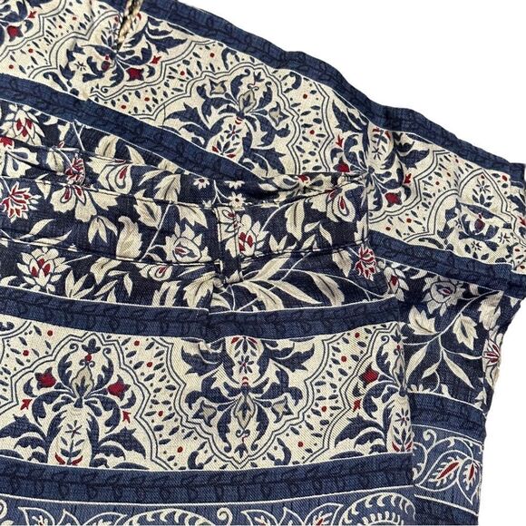 Talbots Petite Floral Canvas A-Line Skirt Size 6 - Picture 4 of 9